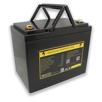 Аккумулятор LiFePO4 24v42Ah (260*167*211)